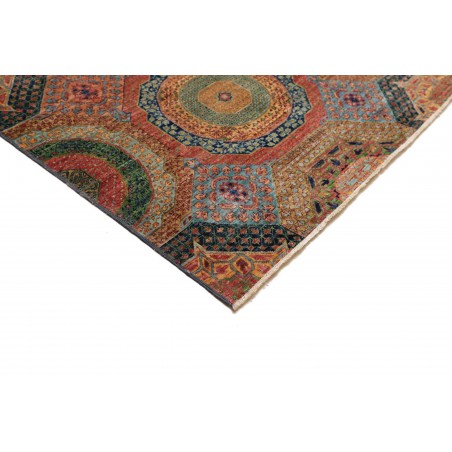 Tappeto Mamlouk Pakistan azzurro bianco 203x305