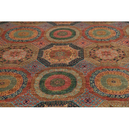 Tappeto Mamlouk Pakistan azzurro bianco 203x305