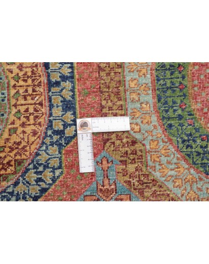 Tappeto Mamlouk Pakistan azzurro bianco 203x305