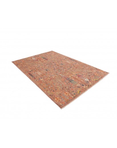 Tappeto Shahi Fine Pakistan marrone rosso 167x237