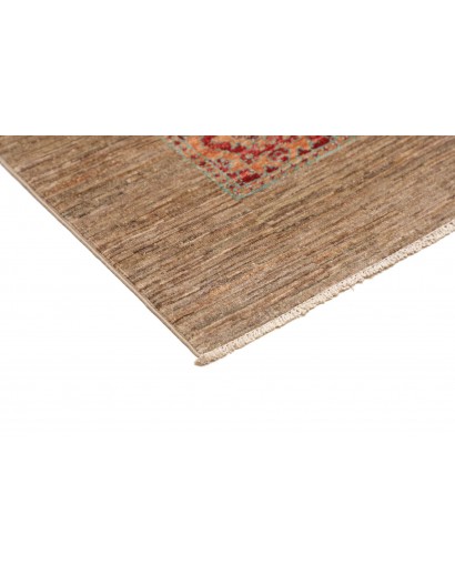Tappeto Bakhteari Pakistan marrone bianco 100x153