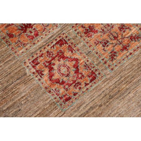 Tappeto Bakhteari Pakistan marrone bianco 100x153