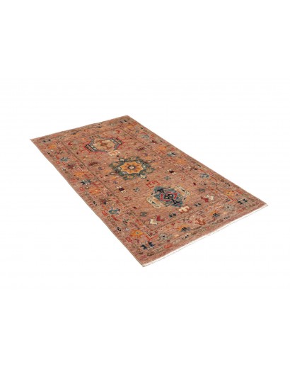 Tappeto Tribal Pakistan marrone grigio 79x135