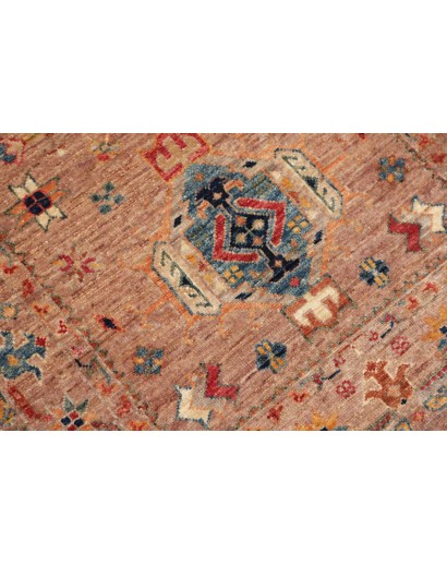 Tappeto Tribal Pakistan marrone grigio 79x135