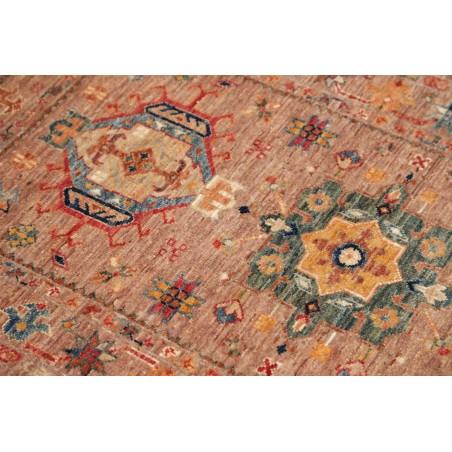 Tappeto Tribal Pakistan marrone grigio 79x135