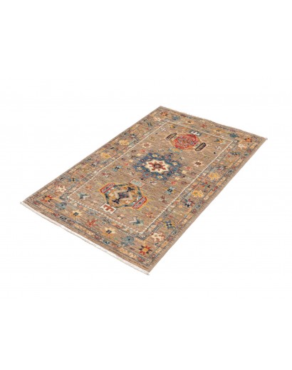 Tappeto Tribal Pakistan marrone grigio 76x117