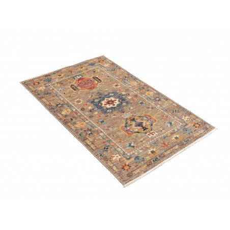 Tappeto Tribal Pakistan marrone grigio 76x117