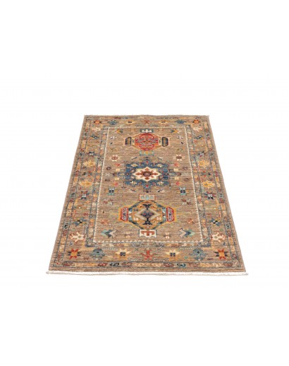 Tappeto Tribal Pakistan marrone grigio 76x117