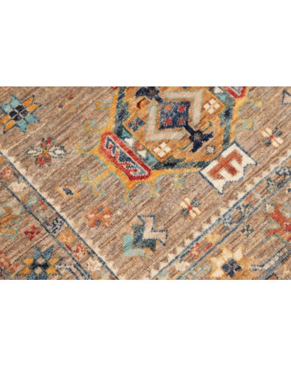 Tappeto Tribal Pakistan marrone grigio 76x117