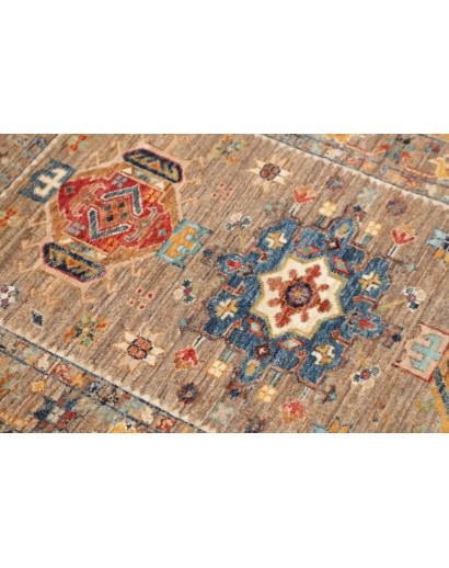 Tappeto Tribal Pakistan marrone grigio 76x117