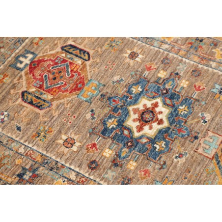 Tappeto Tribal Pakistan marrone grigio 76x117