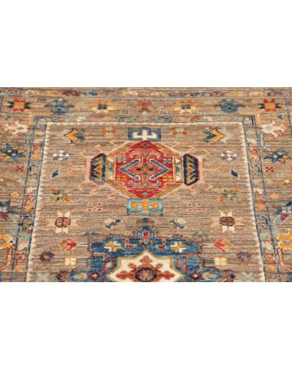 Tappeto Tribal Pakistan marrone grigio 76x117