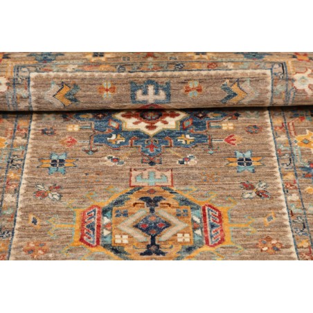 Tappeto Tribal Pakistan marrone grigio 76x117