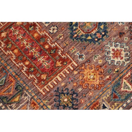 Tappeto Tribal Pakistan bianco grigio 81x118