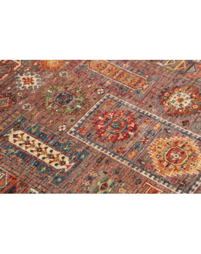 Tappeto Tribal Pakistan bianco grigio 81x118