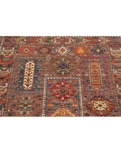 Tappeto Tribal Pakistan bianco grigio 81x118