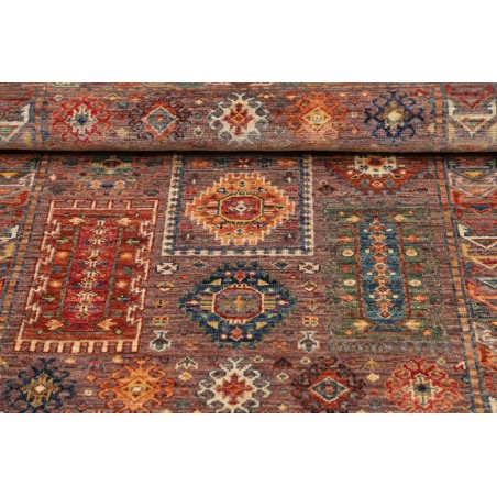 Tappeto Tribal Pakistan bianco grigio 81x118