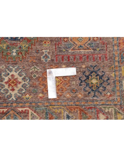 Tappeto Tribal Pakistan bianco grigio 81x118