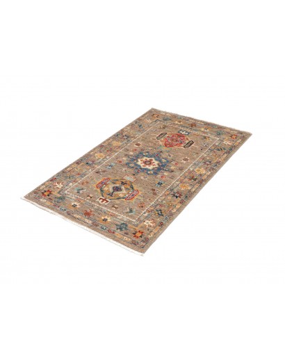 Tappeto Tribal Pakistan marrone grigio 76x119
