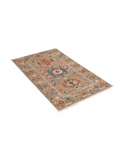 Tappeto Tribal Pakistan marrone grigio 76x119