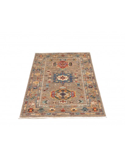 Tappeto Tribal Pakistan marrone grigio 76x119
