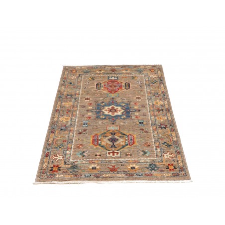 Tappeto Tribal Pakistan marrone grigio 76x119