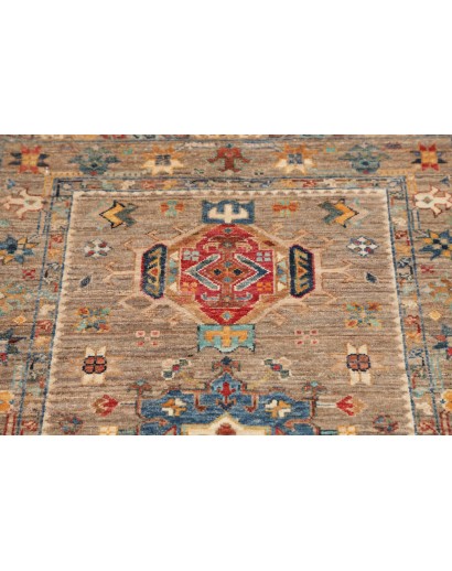 Tappeto Tribal Pakistan marrone grigio 76x119