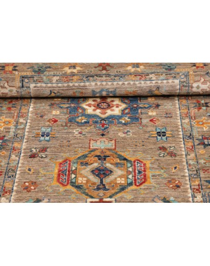 Tappeto Tribal Pakistan marrone grigio 76x119