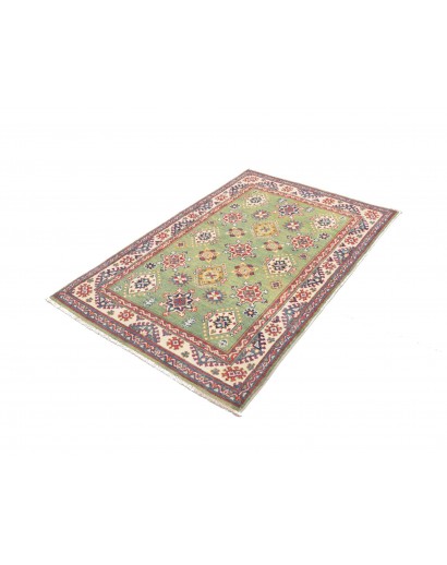 Tappeto Kazak Afghanistan marrone azzurro 100x149