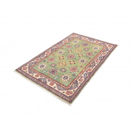 Tappeto Kazak Afghanistan marrone azzurro 100x149