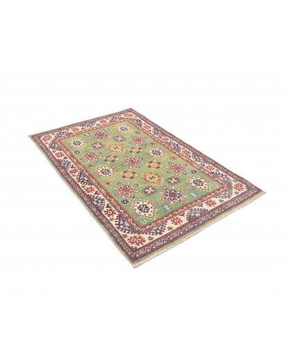 Tappeto Kazak Afghanistan marrone azzurro 100x149