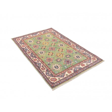 Tappeto Kazak Afghanistan marrone azzurro 100x149