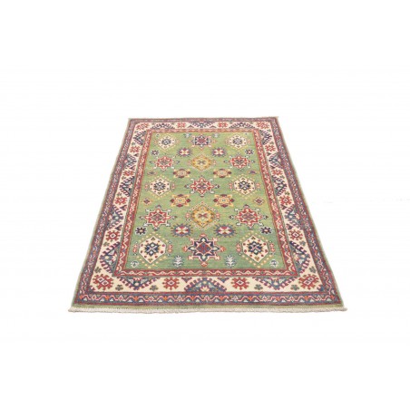 Tappeto Kazak Afghanistan marrone azzurro 100x149