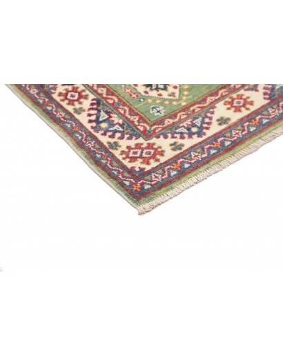 Tappeto Kazak Afghanistan marrone azzurro 100x149