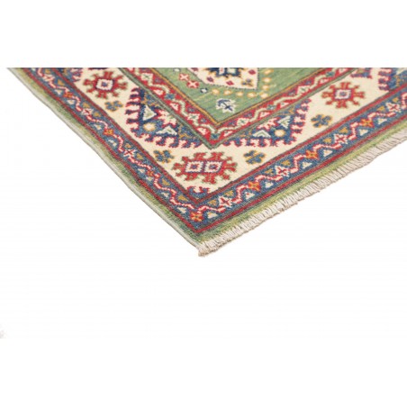 Tappeto Kazak Afghanistan marrone azzurro 100x149