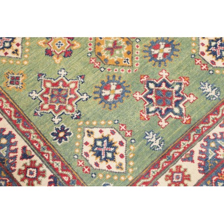 Tappeto Kazak Afghanistan marrone azzurro 100x149
