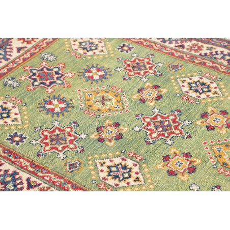 Tappeto Kazak Afghanistan marrone azzurro 100x149