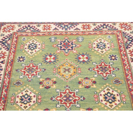 Tappeto Kazak Afghanistan marrone azzurro 100x149