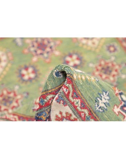 Tappeto Kazak Afghanistan marrone azzurro 100x149