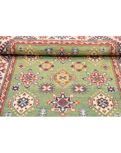 Tappeto Kazak Afghanistan marrone azzurro 100x149