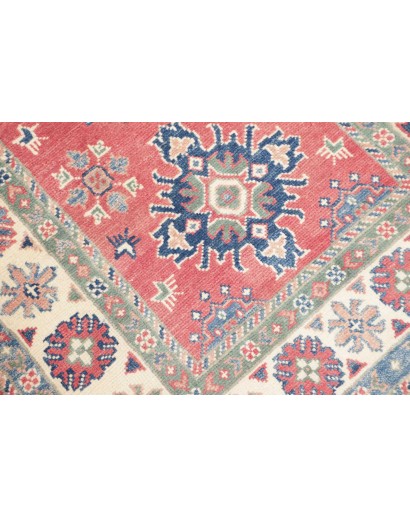 Tappeto Kazak Afghanistan marrone azzurro 81x129