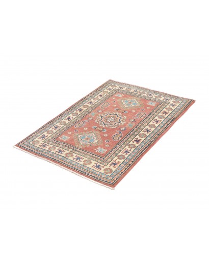Tappeto Kazak Afghanistan marrone azzurro 84x118