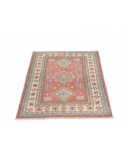 Tappeto Kazak Afghanistan marrone azzurro 84x118