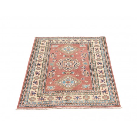 Tappeto Kazak Afghanistan marrone azzurro 84x118