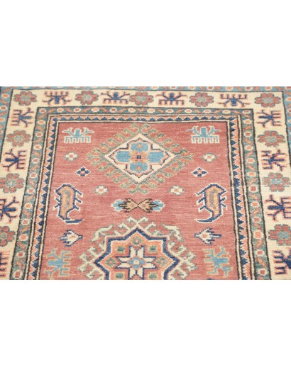 Tappeto Kazak Afghanistan marrone azzurro 84x118