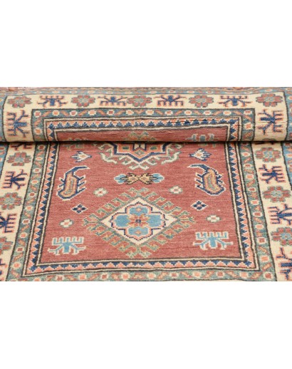 Tappeto Kazak Afghanistan marrone azzurro 84x118