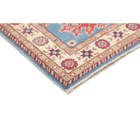 Tappeto Kazak Afghanistan beige azzurro 84x122