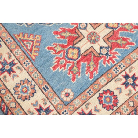 Tappeto Kazak Afghanistan beige azzurro 84x122