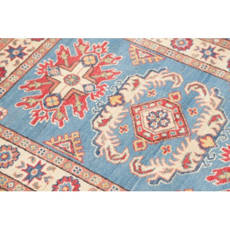 Tappeto Kazak Afghanistan beige azzurro 84x122
