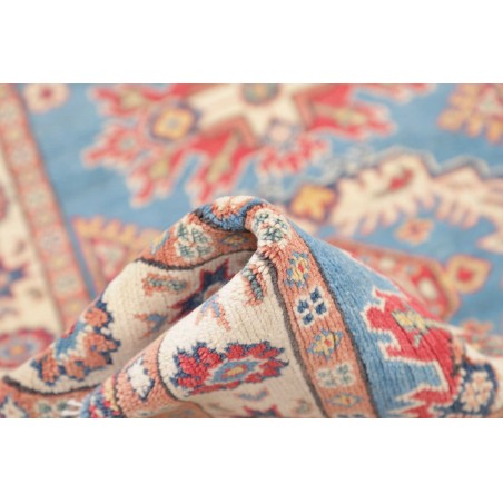 Tappeto Kazak Afghanistan beige azzurro 84x122
